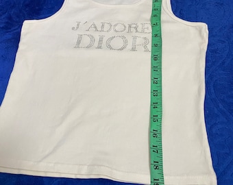 美品⭐︎本物 Christian Dior j'adore DIOR タンクトップ CHRISTIAN DIOR Spring Summer 2002 