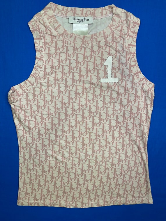 Vintage dior tank clearance top