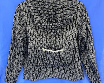 トップス vintage CHRISTIAN DIOR sweat blouson Vintage Christian Dior Full-Zip Jacket, Men's Large | Fits Medium