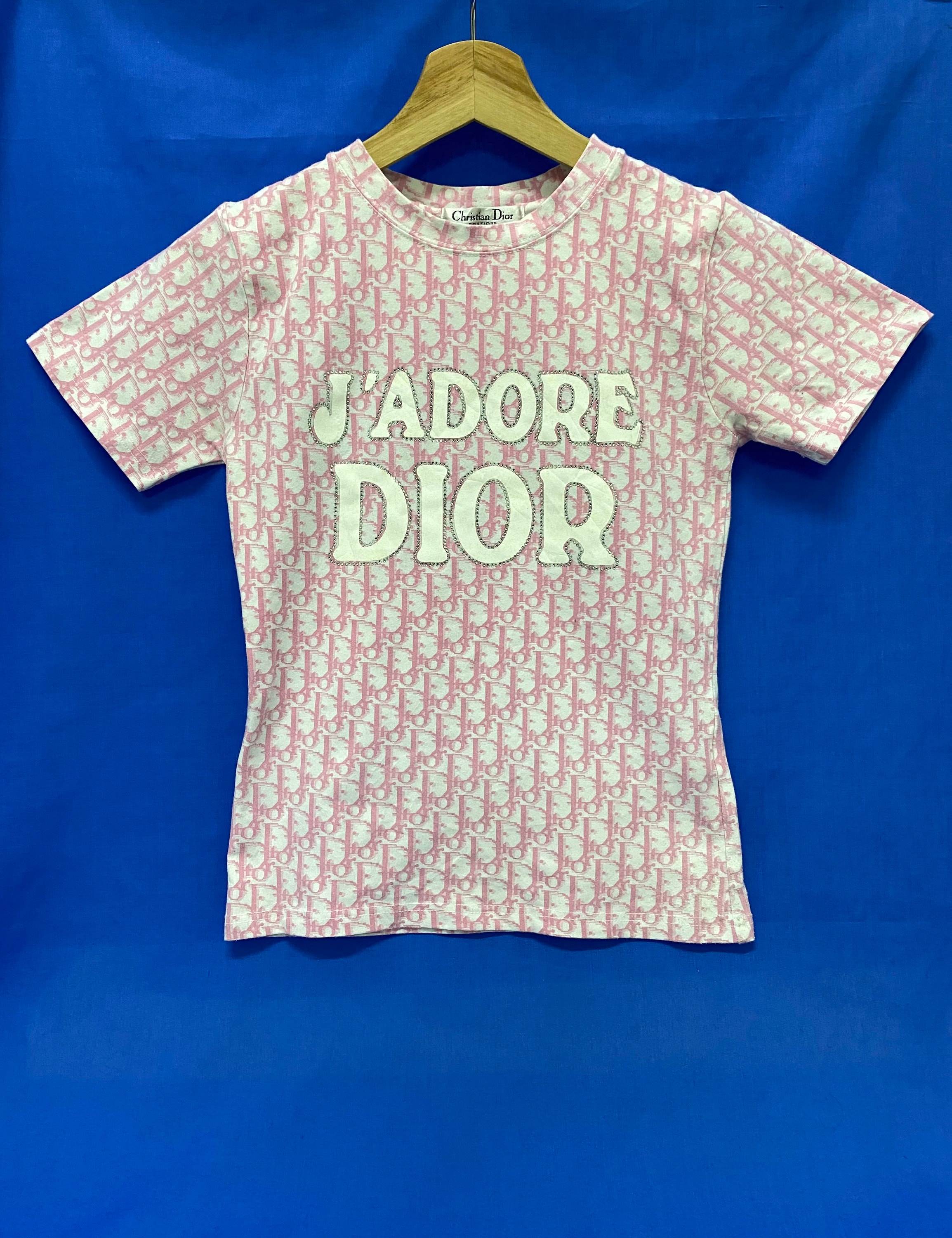 Dior t shirt best sale pink