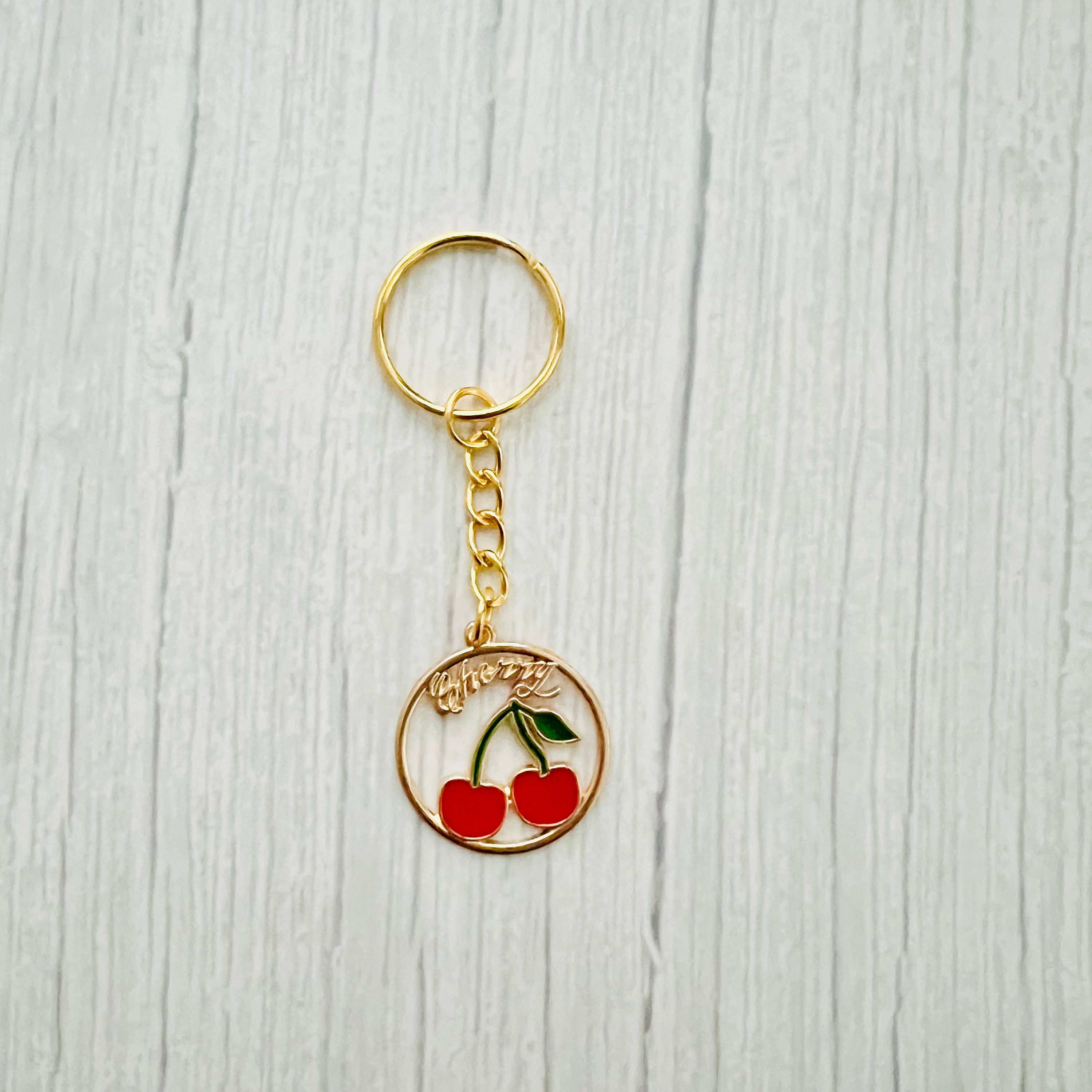 Fruit Keychains, Cute Fruit Charm Keychain, Food Keychain, Keyring ...