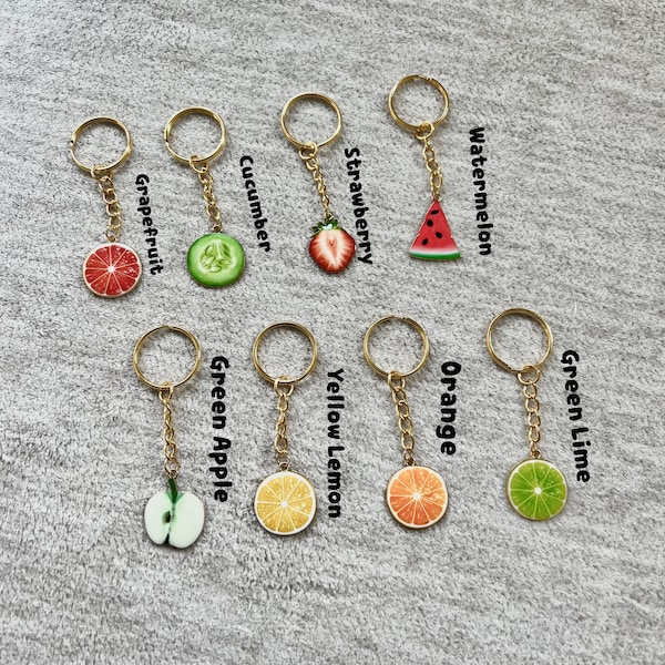 Food Keychain Etsy
