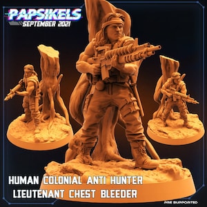 Papsikels Miniatures/Skullhunters/Chest Bleeder/Colonial Marine/Predator/Catachan/Killteam