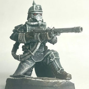 Painted Miniature, Death Corps, Space Soldier, The Makers Cult, Guardsman, Heavy Trooper