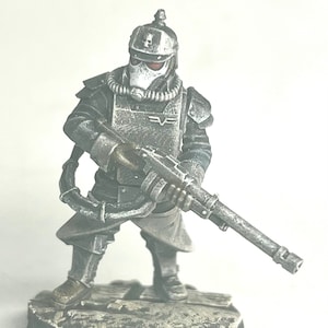 Painted Miniature, Death Corps, Space Soldier, The Makers Cult, Guardsman, Heavy Trooper