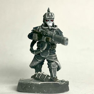 Painted Miniature, Death Corps, Space Soldier, The Makers Cult, Guardsman, Heavy Trooper