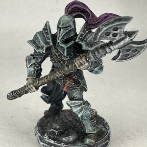 Miniature dipinte, D&D, Pathfinder, Guerriero, Paladino, Miniature della gilda artigianale