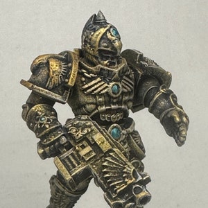 Painted Miniature/Royal Guard/Golden Space Warrior