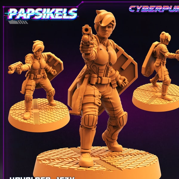 Papsikels Miniatures/Upholder Jezy/Cyberpunk/Shadowrun/Judge Dredd/Killteam/