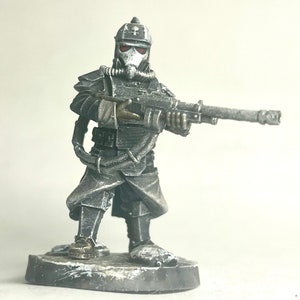Painted Miniature, Death Corps, Space Soldier, The Makers Cult, Guardsman, Heavy Trooper