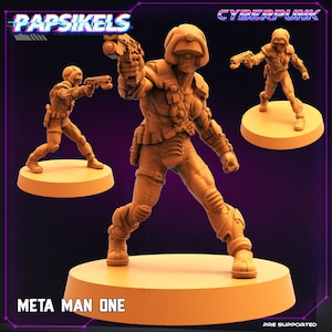 Papsikels Miniatures/META_MAN_ONE/Cyberpunk/Shadowrun/Killteam