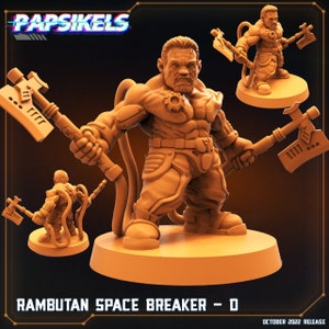 Papsikels Miniatures/RAMBUTAN SPACE BREAKER D/Cyberpunk/Shadowrun/Killteam