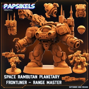 Papsikels Miniatures/Space Rabutan Planetary Frontliner Range Master/Cyberpunk/Shadowrun/Killteam