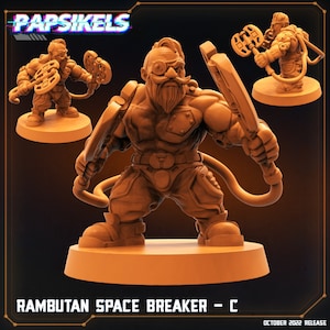 Papsikels Miniatures/RAMBUTAN SPACE BREAKER C/Cyberpunk/Shadowrun/Killteam