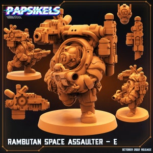Papsikels Miniatures/Rabutan Space Assaulter E/Cyberpunk/Shadowrun/Killteam