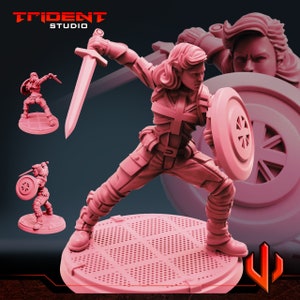 Trident Studio/Captain Carter B/custom fan art/Crisis Protocol