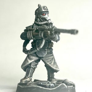 Painted Miniature, Death Corps, Space Soldier, The Makers Cult, Guardsman, Heavy Trooper