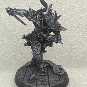 Painted miniature/Artisan Guild/Dark Elf/Assassin/Fighter/Pathfinder