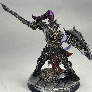 Tiefling Fighter/Mezzalfiend/Painted miniature/Artisan Guild/D&D/Pathfinder/Warhammer/Conan