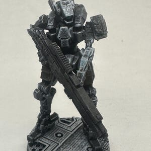 Painted Miniature / Papsikels Miniatures/ Cyberpunk / Sci fi / Player Character /War Droid