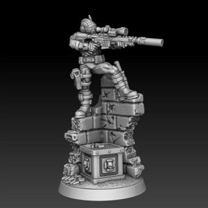 DMG Minis/Vindicator/Sci-fi Assassin/Cyberpunk/