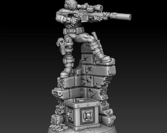 DMG Minis/Vindicator/Sci-fi Assassin/Cyberpunk/