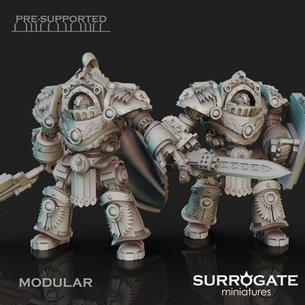 Surrogate Miniatures/Reliquia Spaciator/Golden Space Warrior/Mech Guardian