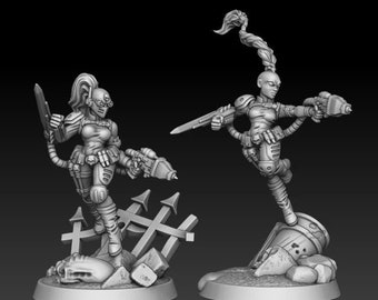 DMG Minis/Calladium Imperial Assassin/Sci-fi Assassin/Cyberpunk/