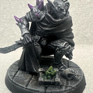 Painted miniature/Artisan Guild/Dark Elf/Assassin/Fighter/Pathfinder