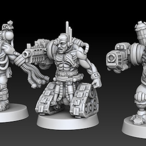 DMG Minis/Lobotomized Battlefield Servants/Cyborgs/Cyberpunk/