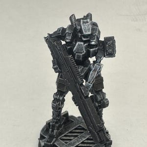 Painted Miniature / Papsikels Miniatures/ Cyberpunk / Sci fi / Player Character /War Droid