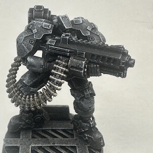 Geschilderde miniatuur / Papsikels-miniaturen / Cyberpunk / Sci-Fi / NPC /Heavy War Droid