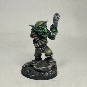 Painted miniatures/Custom Kitbash /Space Goblin Rebel/Tankie/One Armed Bandit/Mr. Modulork/Killteam