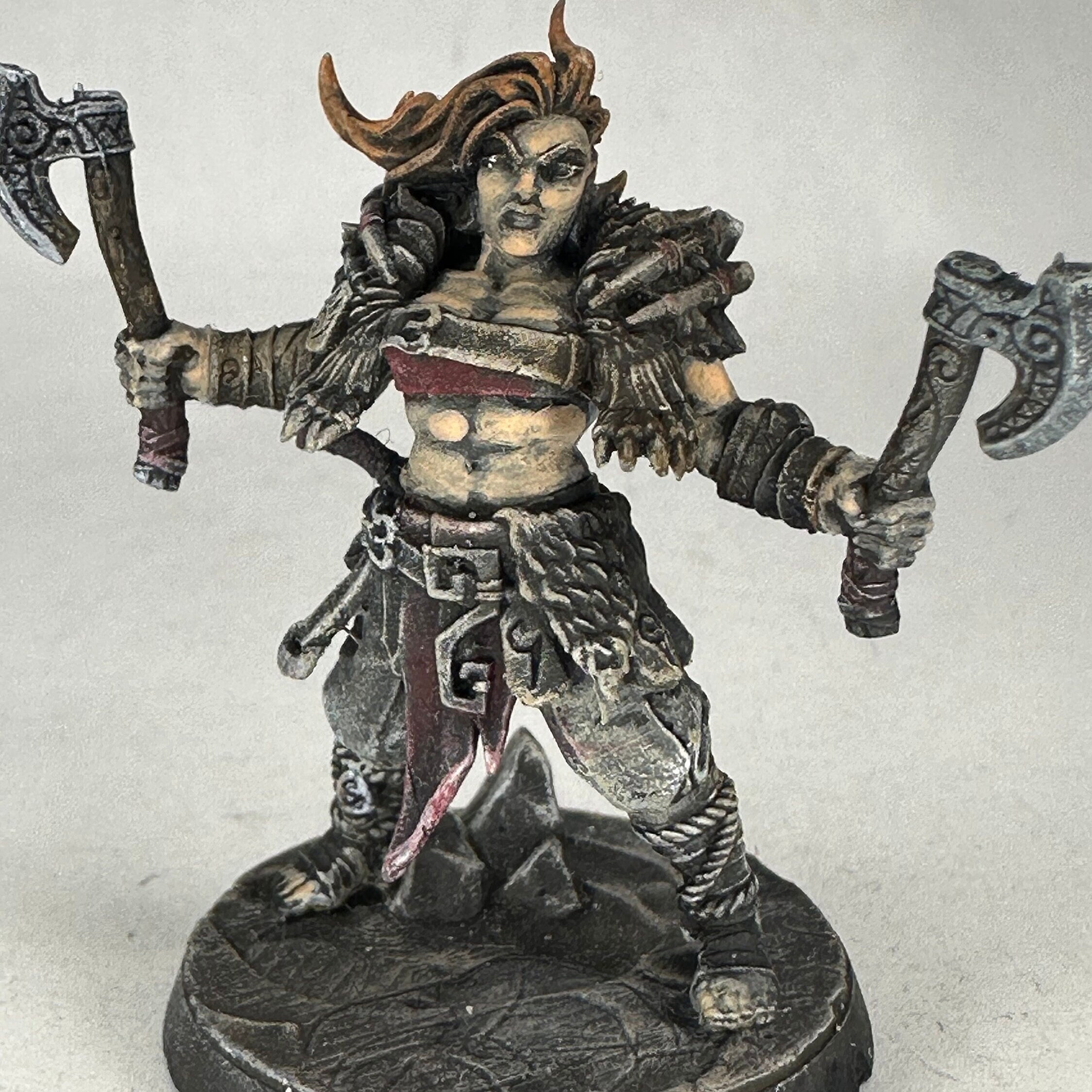 Painted Miniature, Barbarian, D\u0026D, Pathfinder, Berserker, Artisan Guild  Miniatures - Etsy, image size:2250x2250