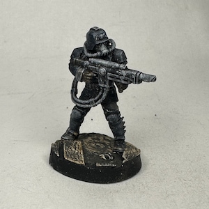 Painted Miniature, Death Corps, Space Soldier, Stationforge, Guardsman, Infantry, Killteam