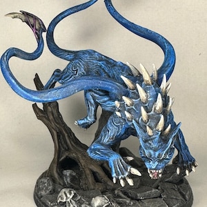 Displacer Beast, tentacle panther, monster miniature, D&D, Pathfinder, Artisan Guild