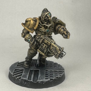 Painted Miniature/Royal Guard/Golden Space Warrior