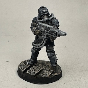 Painted Miniature, Death Corps, Space Soldier, Stationforge, Guardsman, Infantry, Killteam