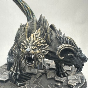 Painted miniature/Fantasy Monster/Chimera/Artisan Guild/D&D/Pathfinder/Warhammer
