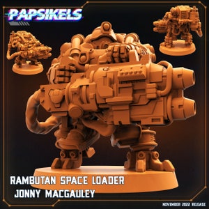 Papsikels Miniatures/Rambutan Space Loader Jonny MacGauley/Cyberpunk/Shadowrun/Killteam