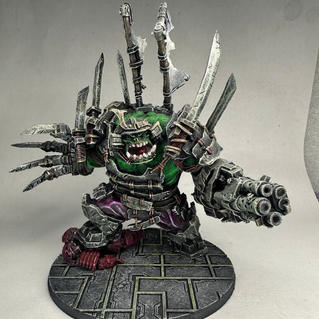 Painted Miniature/custom Boss/samurai Orc EPIC Boss/puppetswar Etsy