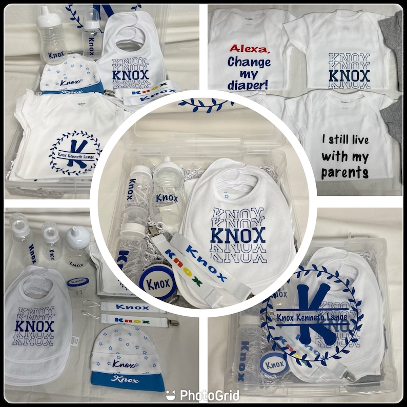 Custom Baby Box | Personalized Custom Baby Box | Baby Shower Gift ...