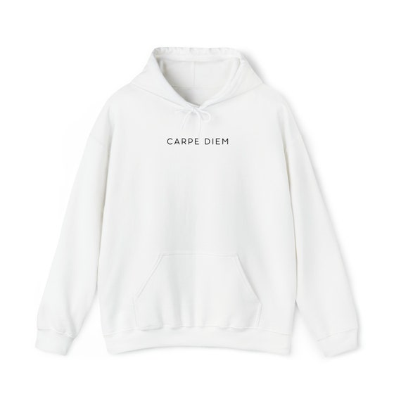Carpe Diem Hoodie, Simplistic Sweater, Motivating Sweatshirt