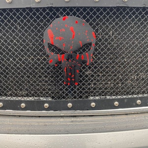 Punisher Grille Emblem Steel Powder Coat SALE!