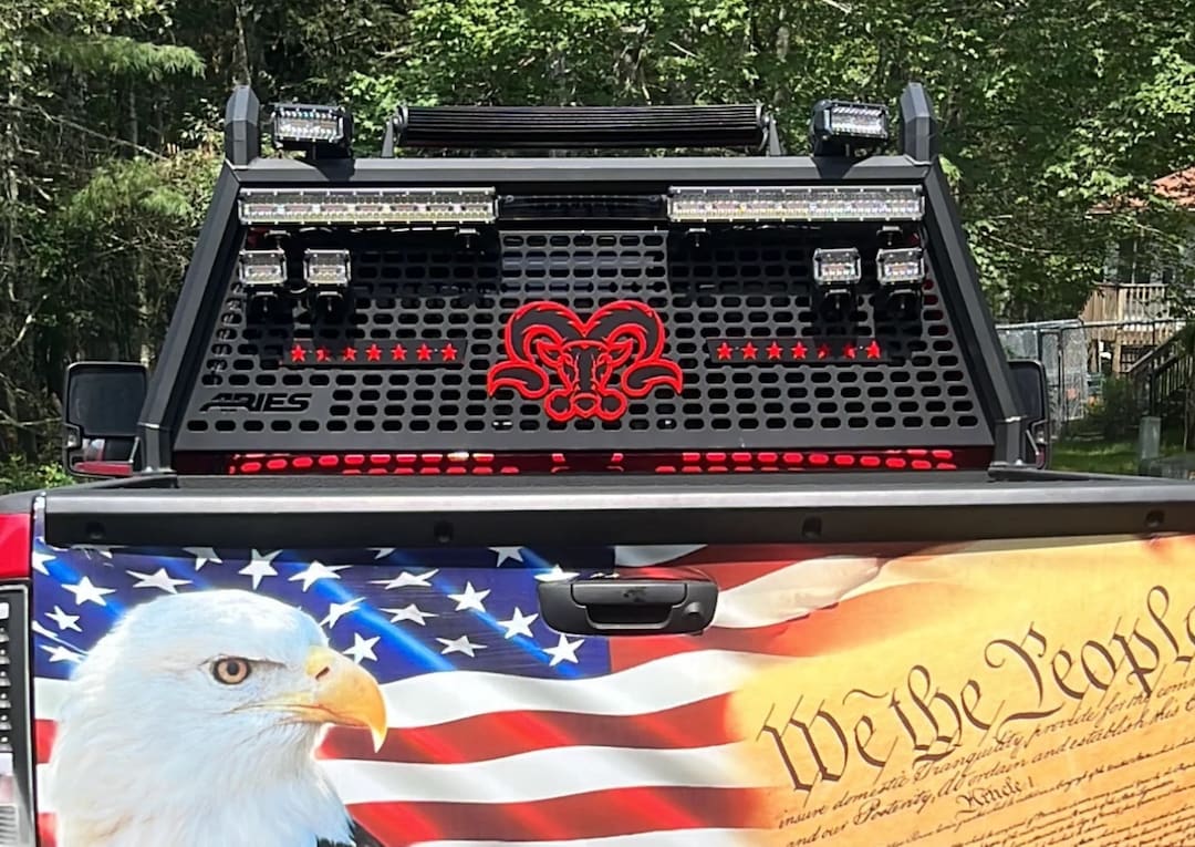 Truck Headache Rack Emblems STEEL POWDERCOATED CUSTOM - Etsy