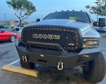 Emblema de parrilla de acero Cummins de 22"