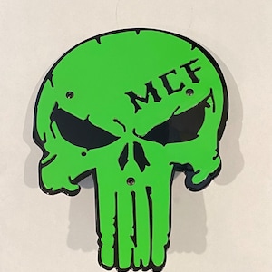 Punisher 6” Steel Grille Emblem