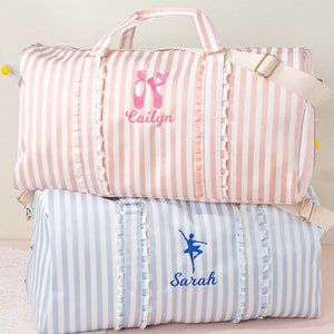 Personalized Dance Bag for Girls: Kids Travel Duffle, Baby Duffel Bag, Child Gift