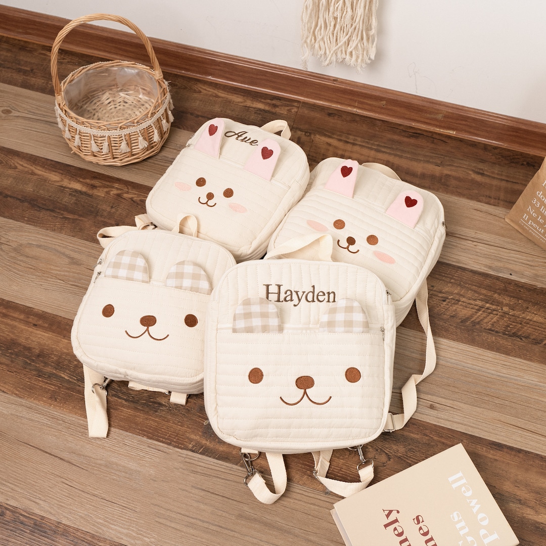 Toddler Backpack, Custom Baby Backpack, Personalized Monogram Kids