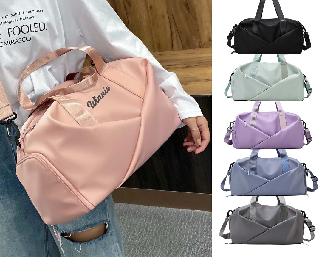 Personalized Duffle Bag, GYM Travel Bag for Women, Weekender Bags With